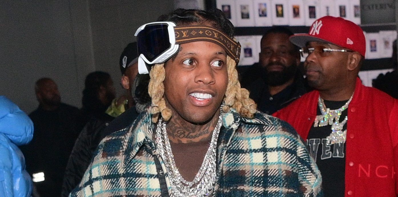 Lil Durk Poses With His Money