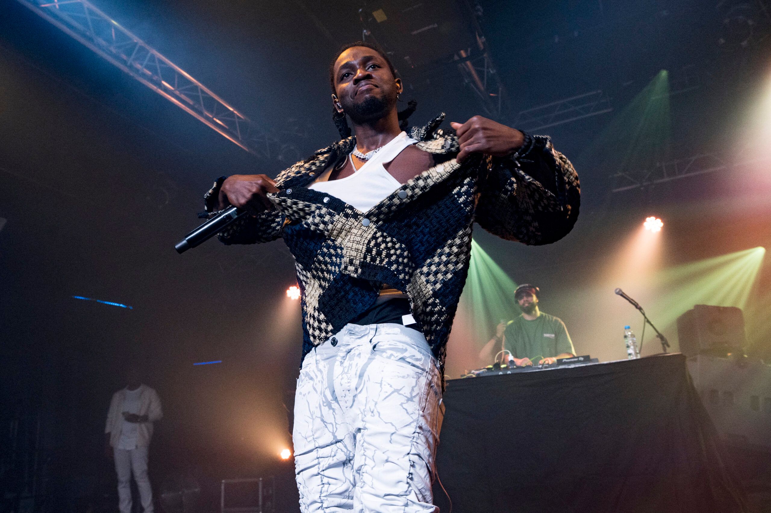 Social Media Reacts To Omah Lay Dancing With Fan At Concert