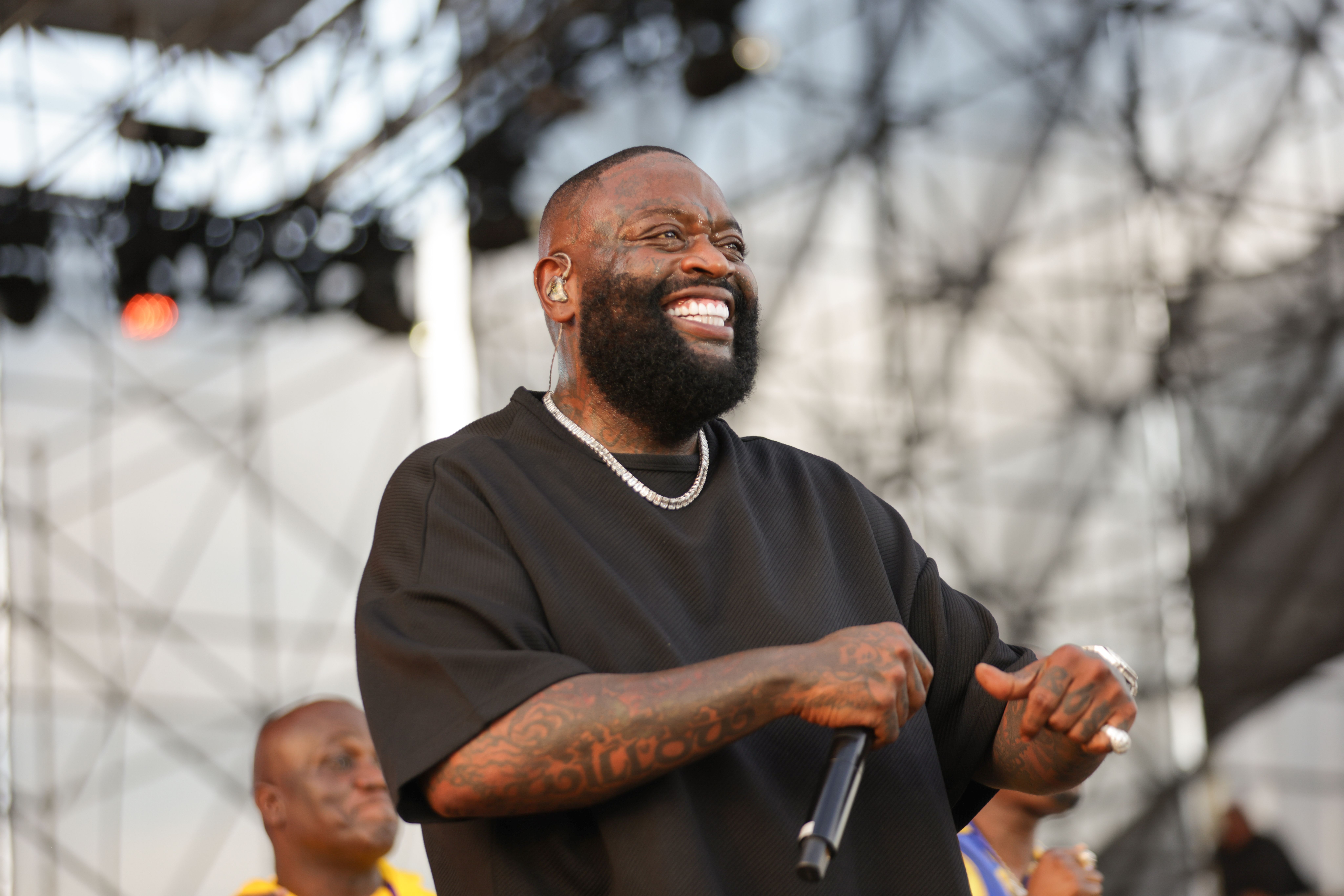 Rock Ross Rapper Rick Ross Praises Taylor Swift's New Album, Says She
