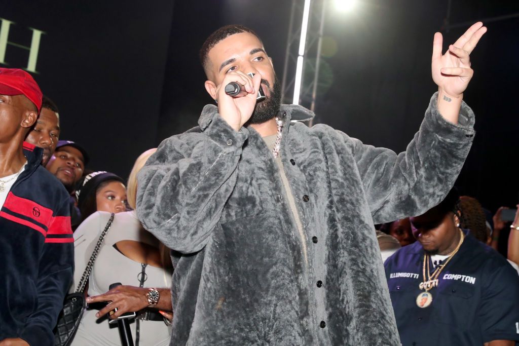 Drake Poses In Tupac Shirt Amidst Ongoing Kendrick Lamar Feud