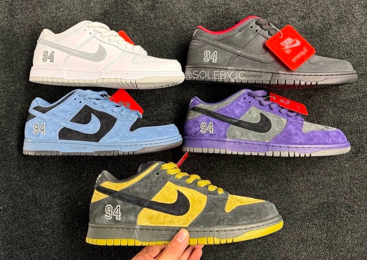 Supreme s Nike SB Dunk Low Collection Brings New Bold Colorways