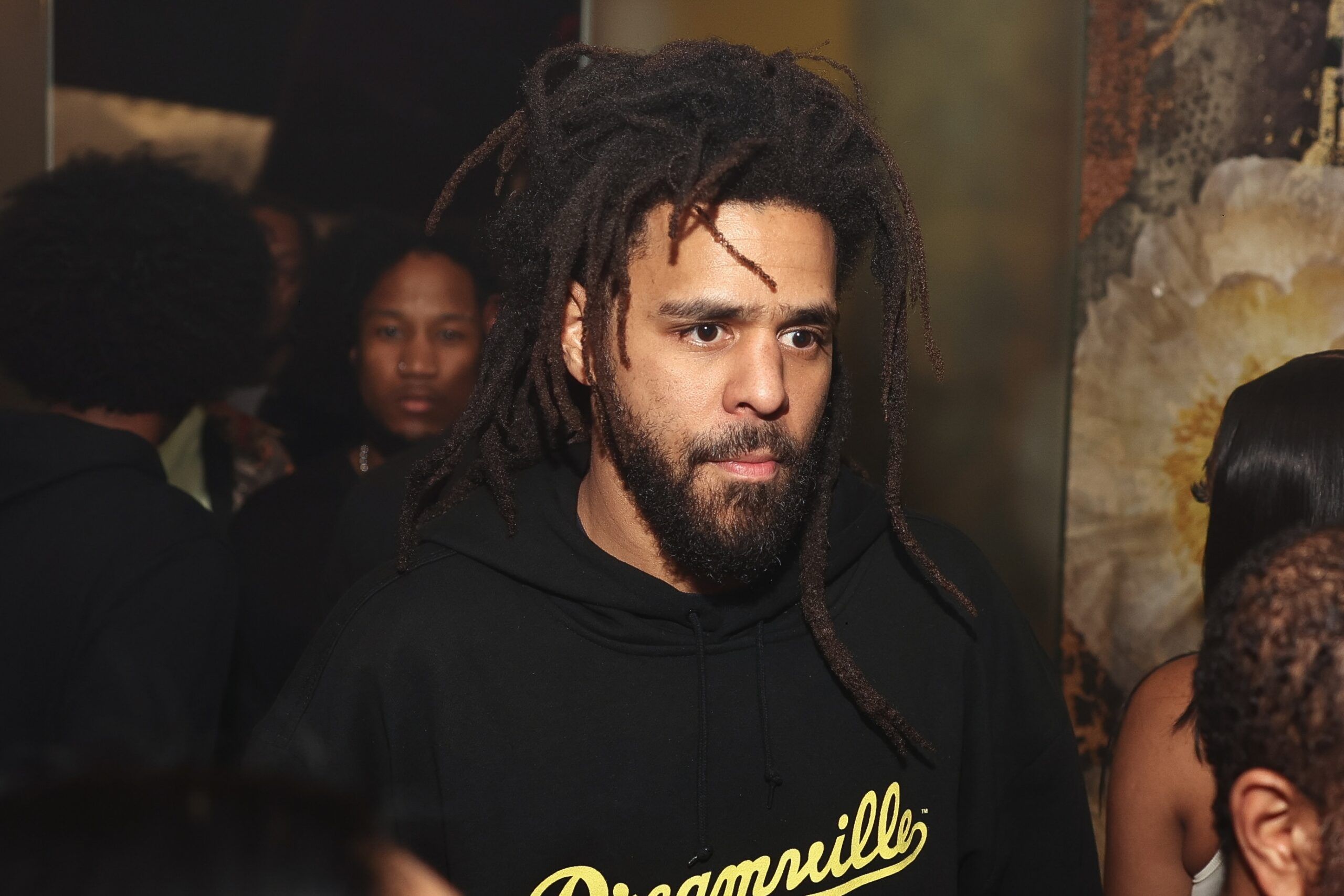 J. Cole Flexes Basketball Skills, Hoops With Fans On His