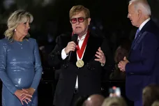 President Biden Hosts A Musical Performance By Elton John On The White House's South Lawn
