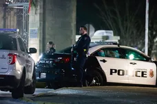 Members of the Indiana University Police backup the Critical