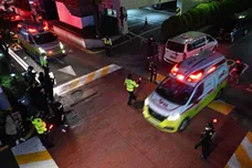 SKOREA-ACCIDENT-HALLOWEEN