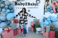 The Baby2Baby Holiday Distribution Presented By FRAME And Nordstrom At Dodger Stadium