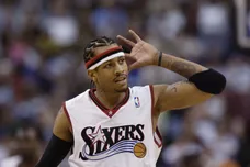 Allen Iverson gestures