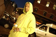 Cam'ron on the Set of "Down and Out" Music Video - April 21, 2005