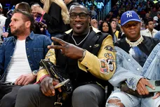 Celebrities At The Los Angeles Lakers Game
