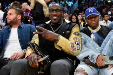 Celebrities At The Los Angeles Lakers Game