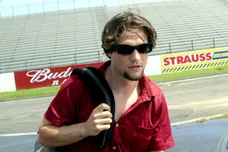 Brandon Holley of Ellegirl Races Bam Magera of Viva La Bam