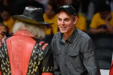 Celebrities At The Los Angeles Lakers Game