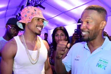 Nick Cannon & Jamie Foxx At DJ Irie Weekend - Celebrity Golf Tournament