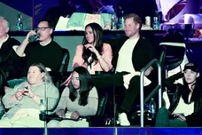 Celebrities At The Los Angeles Lakers Game