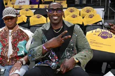 Celebrities At The Los Angeles Lakers Game