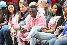 Celebrities Attend Washington Wizards v Atlanta Hawks