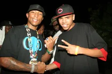 Chris Brown Posts Photo With Pharrell