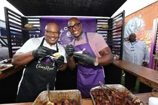 Crown Royal Teams Up with NFL Legends Bo Jackson and DeMarcus Ware for a BBQ Cook Off Challenge at Southern Smoke Festival in Houston, TX