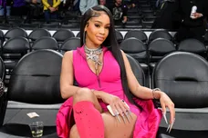 Celebrities At The Los Angeles Lakers Game