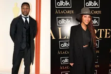 Jonathan Majors and Meagan Good