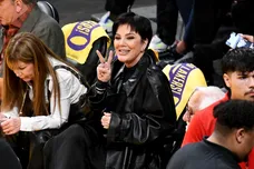 Celebrities At The Los Angeles Lakers Game