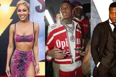 NLE Choppa Reacts Meagan Good Dating Jonathan Majors