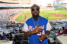 Celebrities Attend Philadelphia Phillies v Atlanta Braves