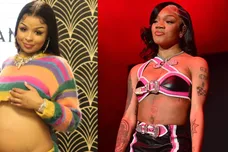 Chrisean Rock Rolling Blunt Instagram Live GloRilla