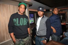 JAY Z Hosts The Premiere Of NBA 2K13 With Cover Athletes And NBA Superstars Kevin Durant And Derrick Rose - Inside