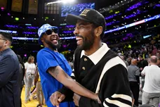 Celebrities At The Los Angeles Lakers Game