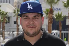 Rob Kardashian And Blac Chyna At Sky Beach Club