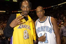 Celebrities at Game 4 of the NBA Finals with the Los Angeles Lakers and the New Jersey Nets
