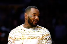 Rapper The Game Attends Portland Trail Blazers v Los Angeles Lakers Pre-season Basketball Game