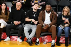 Celebrities At The Los Angeles Lakers Game