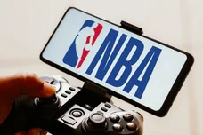 In this photo illustration, the National Basketball