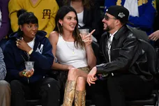 Celebrities At The Los Angeles Lakers Game