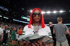 Celebrities Attend The Buffalo Bills Vs New York Jets Game