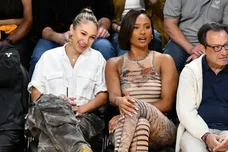 Celebrities At The Los Angeles Lakers Game