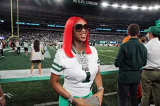 Celebrities Attend The Buffalo Bills Vs New York Jets Game