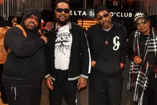 Celebrities Attend Miami Heat v Atlanta Hawks