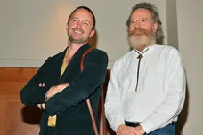 Sony Pictures Television Hosts "Breaking Bad" Statues Unveiling Featuring Bryan Cranston And Aaron Paul