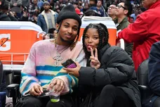 Celebrities At The Los Angeles Clippers Game