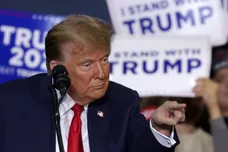 Donald Trump Holds Campaign Rally In Manchester, NH