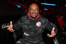 Celebrities Attend New York Knicks v Atlanta Hawks