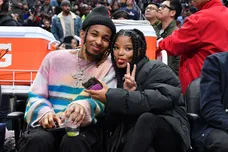 Celebrities At The Los Angeles Clippers Game