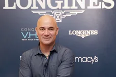 Longines Conquest V.H.P NY Launch With Andre Agassi