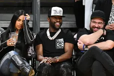 Celebrities At The Los Angeles Lakers Game