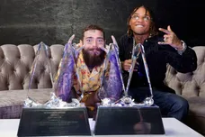 Post Malone &amp; Swae Lee Celebrate Sunflower (Spider-Man: Into The Spider-Verse) Going 2X RIAA Diamond