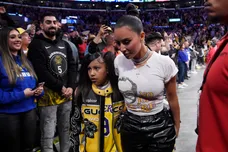 Celebrities At The Los Angeles Lakers Game