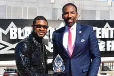 The Black Music And Entertainment Walk Of Fame Honors Usher